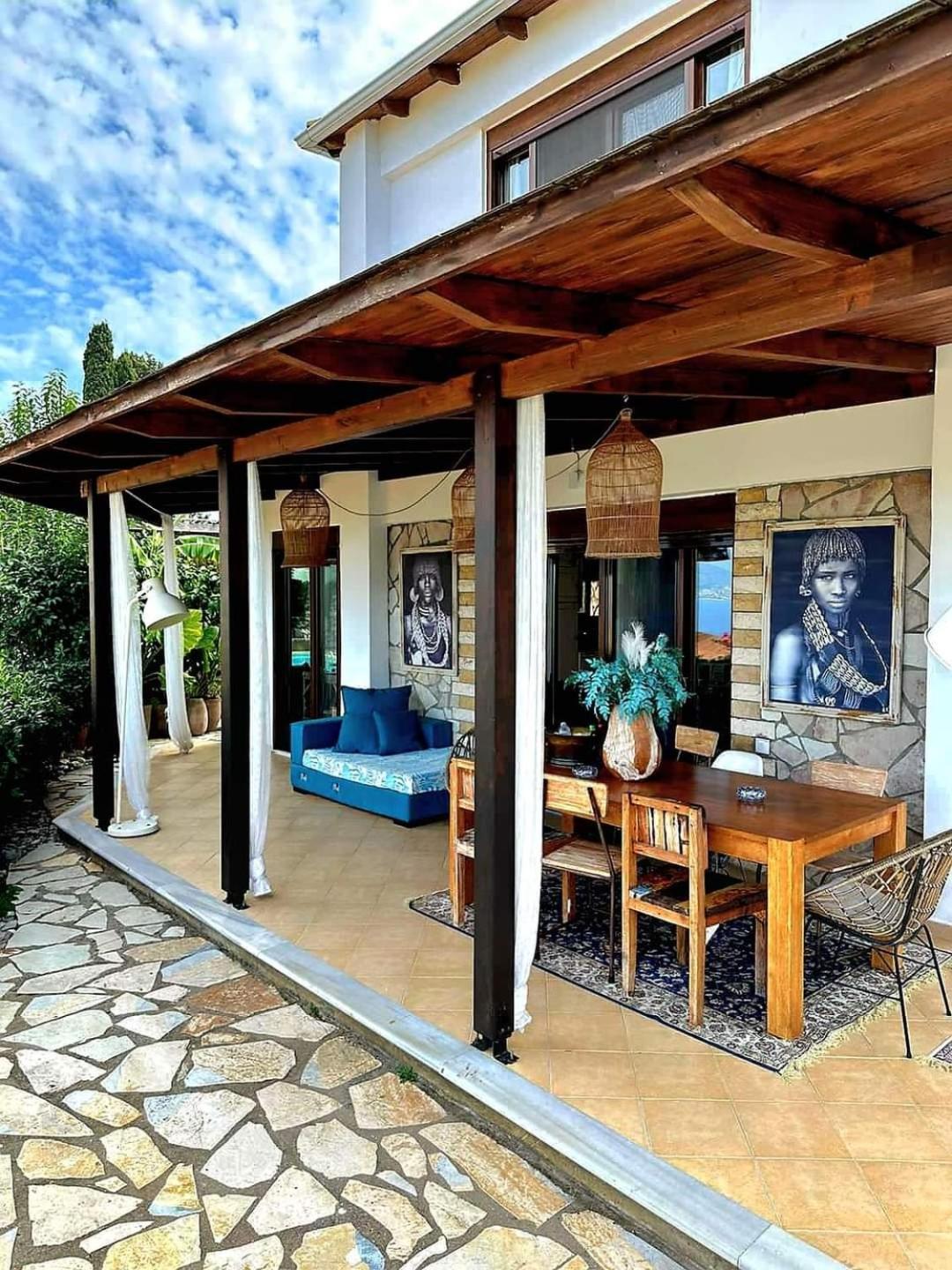 Luxury Villa Athina Никиана Экстерьер фото