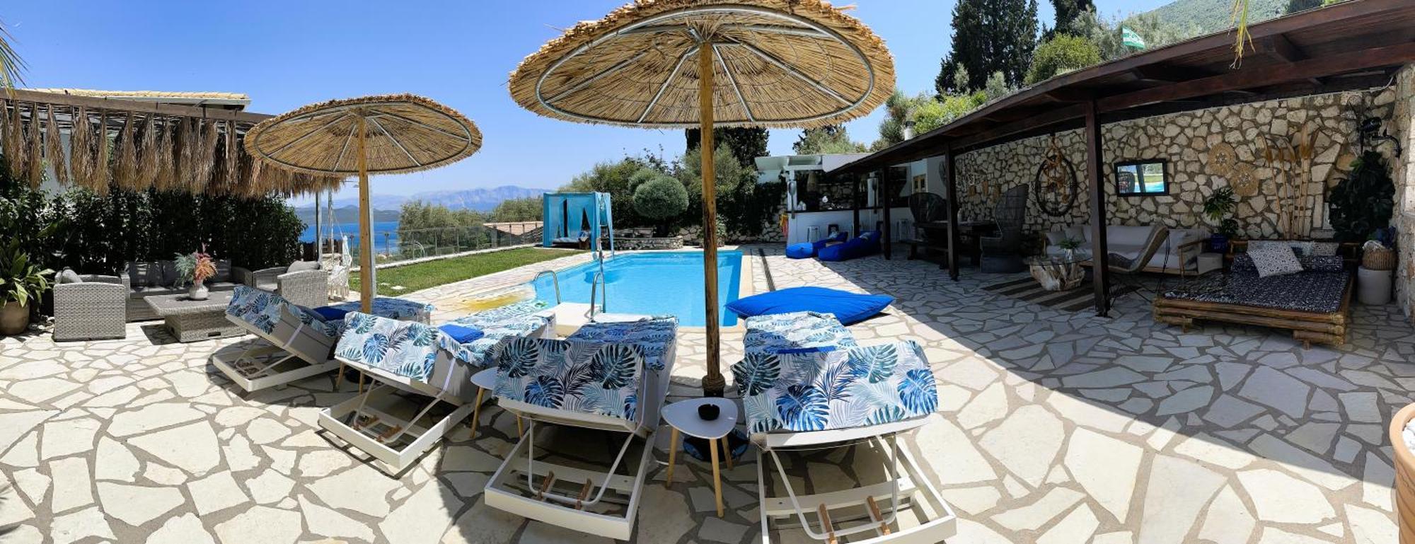 Luxury Villa Athina Никиана Экстерьер фото